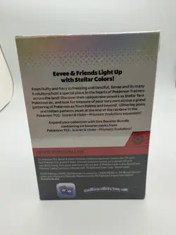 Pokemon TCG Scarlet & Violet Prismatic Evolutions Booster Bundle 6 Packs - Image 3