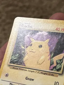 Pokemon Pikachu 58/102 Base Set Regular (Never Played) *Near Mint* - Image 3