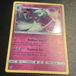 Gardevoir 141/214 Pokemon TCG Cosmos Holo Rare Sun & Moon Lost Thunder LP - Image 2