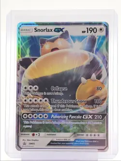 SNORLAX GX 2016 POKEMON SUN & MOON BLACK STAR PROMO COMMON SM05 Q1048 - Image 1