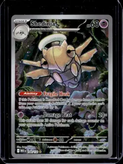 2025 Pokemon Mega Evolution Shedinja Illustration Rare #144/132 - Image 1