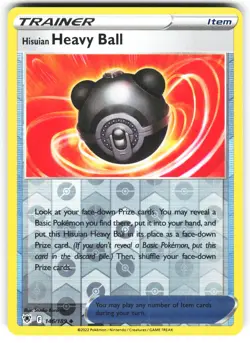 Hisuian Heavy Ball 146/189 Uncommon Astral Radiance Pokemon Reverse Holo NM - Image 1