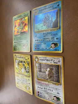 4x Card Pokemon Vintage Japanese Holo Lot - NM/LP - Gym Challenge & Heroes - Image 4