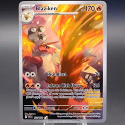 Blaziken 192/182 Illustration Rare SV10: Destined Rivals Pokemon TCG NM - Image 1
