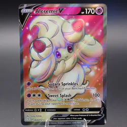 Alcremie V (Full Art) 064/072 Ultra Rare Shining Fates Pokemon TCG NM - Image 1