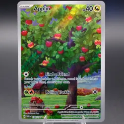 Applin 185/167 Illustration Rare SV06: Twilight Masquerade Pokemon TCG NM - Image 1