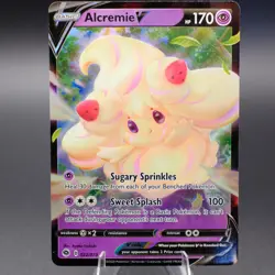 Alcremie V 22/73 Ultra Rare Champion's Path Pokemon TCG NM - Image 1