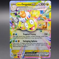 Alolan Exeggutor ex 133/191 Double Rare SV08: Surging Sparks Pokemon TCG NM - Image 1
