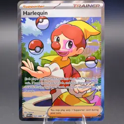 Harlequin 163/086 Ultra Rare SV: White Flare Pokemon TCG NM - Image 1
