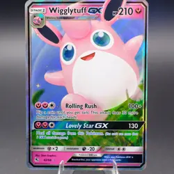 Wigglytuff GX 42/68 Ultra Rare Hidden Fates Pokemon TCG NM - Image 1
