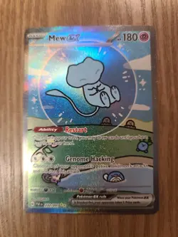 Pokemon Mew SIR SV Paldean Fates 232/091 Special Illustration Rare Bubble Mew - Image 1