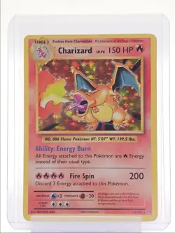 CHARIZARD LV.76 2016 POKEMON XY EVOLUTIONS RARE HOLO 11/108 Q1048 - Image 1
