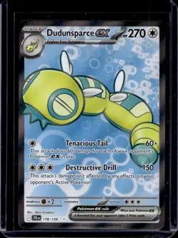2025 Pokemon Journey Together Dudunsparce ex #178/159 - Image 1
