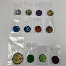 Lot of 12x Official Pokemon TCG Coins - Image 1