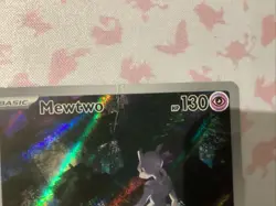 Pokemon TCG Mewtwo 052 Full Art Black Star Promo Scarlet & Violet 151 - Image 3