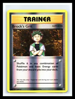 💥 Brock's Grit 74/108 Reverse Holo Trainer XY Evolutions Pokemon 2016 - Image 1