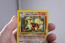 The Pokemon Company Blaine's Arcanine Gym Challenge Holo Rare Unlimited 1/132 - Image 2