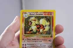 The Pokemon Company Blaine's Arcanine Gym Challenge Holo Rare Unlimited 1/132 - Image 3