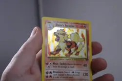 The Pokemon Company Blaine's Arcanine Gym Challenge Holo Rare Unlimited 1/132 - Image 5
