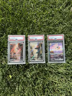 2023 PSA 9/10 Pokemon TCG Scarlet & Violet 151 Charizard, Charmeleon, Charmander - Image 1