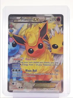 FLAREON EX 2016 POKEMON XY GENERATIONS ULTRA RARE RC28/RC32 Q1048 - Image 1
