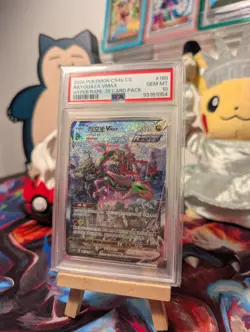 Pokemon TCG: Rayquaza VMAX Alt Art Chinese Evolving Skies #165 PSA 10 CS4b - Image 2
