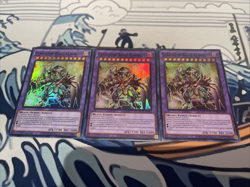 Yugioh Gladiator Beast Claudias Super Rare SUDA-EN038 x3 1st Edition Near Mint - Image 1