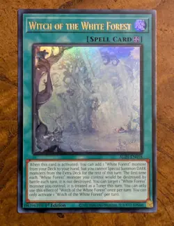 Witch Of The White Forest ALIN-EN058 1st Edition Ultra Rare Near Mint Yu-Gi-Oh! - Image 1
