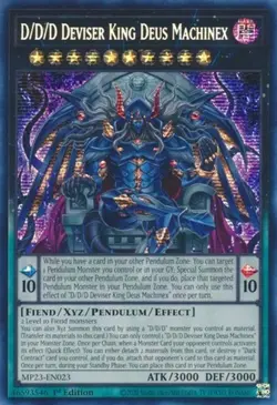 D/D/D Deviser King Deus 25th Anniversary Tin: Dueling Heroes Mega Pack NM YuGiOh - Image 1