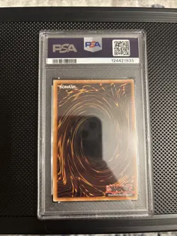 Yu-Gi-Oh! The White Stone of Legend RA03 Platinum Secret Rare 1st Edition PSA 9 - Image 2