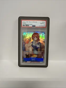 2024 ONE PIECE OP09-EMPERORS IN THE NEW WORLD ALTERNATE ART #050 NAMI PSA 10 - Image 1