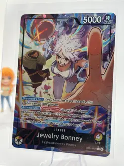 Bandai One Piece EB04 Jewelry Bonney Leader EB04-001 Foil English - Image 1
