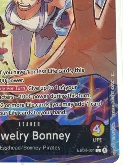 Bandai One Piece EB04 Jewelry Bonney Leader EB04-001 Foil English - Image 5