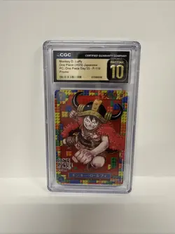 2025 ONE PIECE JP MONKEY D. LUFFY PROMO P-110 CGC 10 PRISTINE B PT - Image 1