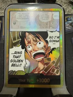 One Piece Gold DON!! OP15 ENGLISH Luffy Golden Bell - Adventure On Kamis Island - Image 1