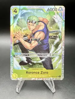 One Piece CCG Roronoa Zoro OP15-113 SR - Adventure on Kami's Island (OP15-EB04) - Image 1