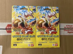 One Piece OP-15 Adventure On Kami’s Island Sleeved Booster Pack LOT OF 2 NEW - Image 1