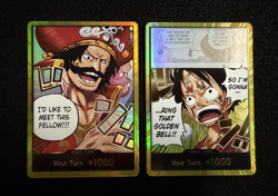 One Piece Gold DON!! OP15 Monkey D Luffy & OP13 Gol D Roger PIRATE KINGS!! - Image 1