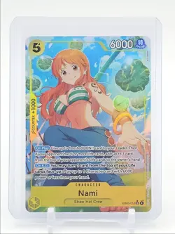 NAMI 2026 ONE PIECE HEROINES EDITION ALT ART SUPER RARE EB03-053 Q1048 - Image 1