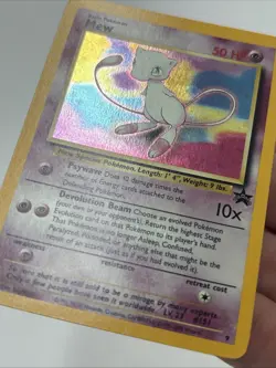 Mew 9 Holo Black Star Promo Pokemon NM- LP Card - Image 2