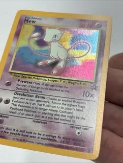 Mew 9 Holo Black Star Promo Pokemon NM- LP Card - Image 3