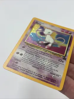 Mew 9 Holo Black Star Promo Pokemon NM- LP Card - Image 4