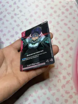 Extreme Hatred - Gundam Card Game #GD01-112 - GD01 - NM Foil Newtype Rising Sing - Image 4