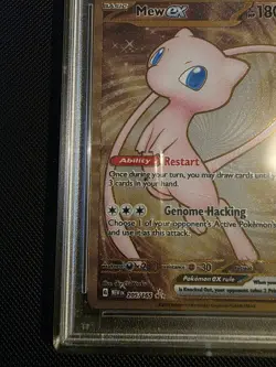 2023 Pokemon Mew ex Full Art 151 UPC Gold Metal Promo Card 205/165 PSA 10 GEM MT - Image 4