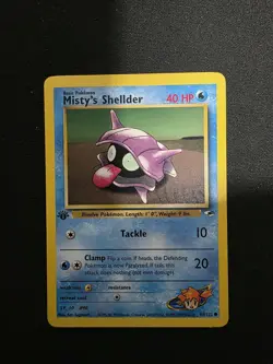 MISTY'S SHELLDER - 89/132 - 1ST EDITION - GYM HEROES - POKEMON CARD - Image 1