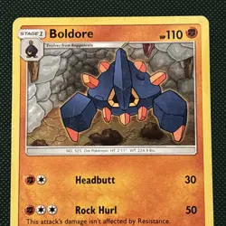 70/149 Boldore Uncommon: Pokemon Trading Card Game SM-01 Sun & Moon - Image 2