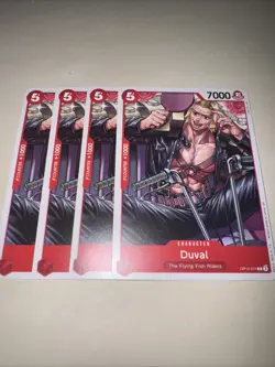 OP12-011 Duval X4 Playset One Piece Card Game TCG CCG English - Image 4