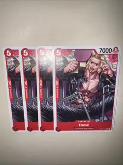 OP12-011 Duval X4 Playset One Piece Card Game TCG CCG English - Image 5