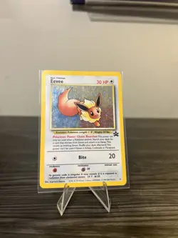 Pokemon TCG Eevee #11 Black Star Holo Promo Card 1999 WOTC - Image 1