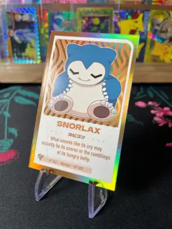 🔥Snorlax #143 - Gold Holo - Baby Chibi Reedition 2024 - Pokemon Card Non TCG🔥 - Image 2